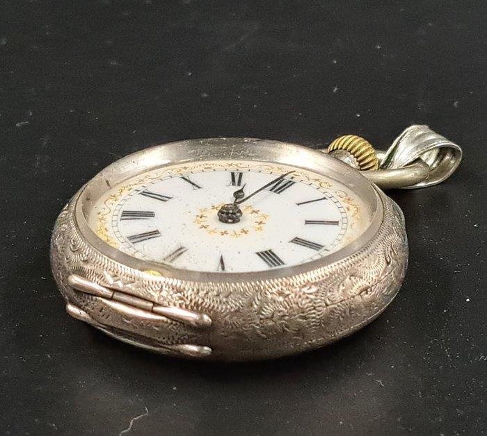 Sterling zilveren - vest zakhorloge - 1850-1900, Handtassen en Accessoires, Horloges | Heren