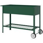 TRUUSK Verhoogd Plantenbed Met Wielen - Metaal - Voor Tuin e, Verzenden, Nieuw
