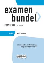 Examenbundel havo Wiskunde A 2017/2018 9789006392005, Boeken, Schoolboeken, Gelezen, N.C. Keemink, Verzenden