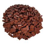 Lego Stenen - Lego 2x4 bricks bruin 500 stuks, Nieuw