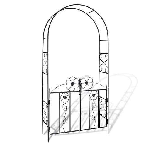 Rozenboog 230cm met Hekjes | OP = OP | Perfect voor Roman..., Tuin en Terras, Tuinwanddecoratie, Nieuw, Verzenden