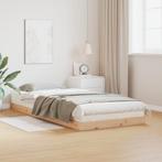 vidaXL Vloerbedframe 90x210 cm Massief Hout Grenen, Huis en Inrichting, Verzenden, Nieuw