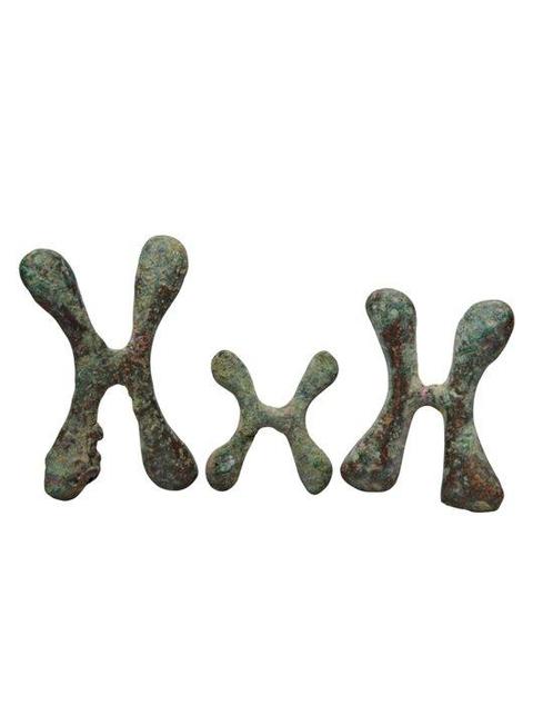Congo. 19th century, Primitive money, Handa (cross) copper, Postzegels en Munten, Munten | Europa | Niet-Euromunten