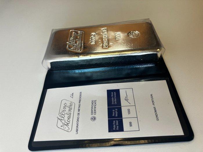 1 kilogram - Zilver - Albino Moutinho - Met certificaat, Postzegels en Munten, Edelmetalen en Baren