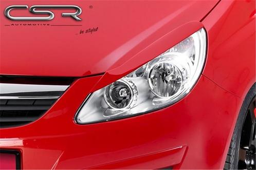 Koplampspoilers Opel Corsa D Hatchback 2006-2010 ABS, Autos : Divers, Tuning & Styling, Enlèvement ou Envoi