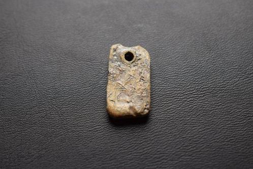 Oud Grieks-Romeins Lood Oude Grieks-Romaanse loden hanger, Antiek en Kunst, Antiek | Overige Antiek