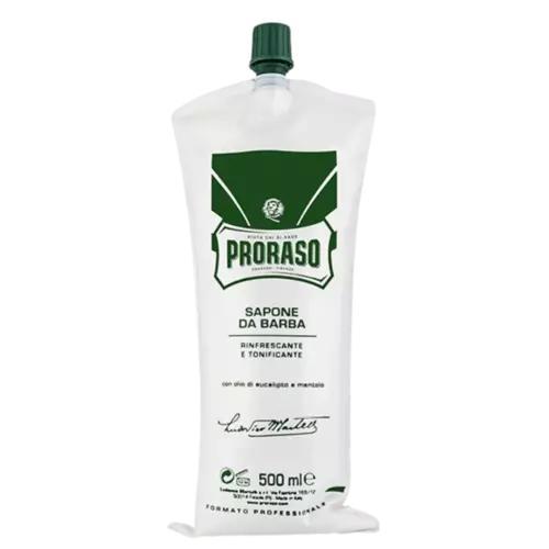 Proraso Groen Shaving Soap (Scheerschuim), Handtassen en Accessoires, Uiterlijk | Gezichtsverzorging, Nieuw, Verzenden