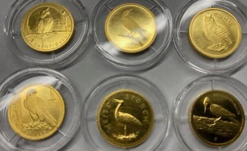Lot 6 x 20 Euro goud Heimische Voegel 2016 bis 2021 Brd:, Postzegels en Munten, Munten en Bankbiljetten | Toebehoren, Verzenden