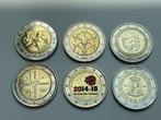 België. 2 Euro 2005/2017 (6 munten) (Zonder Minimumprijs), Postzegels en Munten