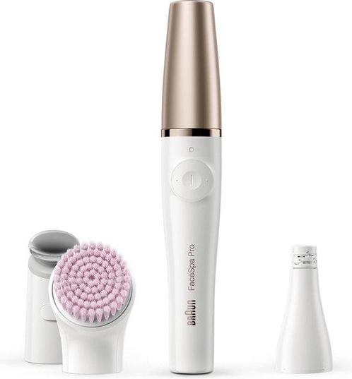 Braun FaceSpa Pro 912 Gezichtsepilator - Wit/Brons, Handtassen en Accessoires, Uiterlijk | Cosmetica en Make-up, Nieuw, Verzenden