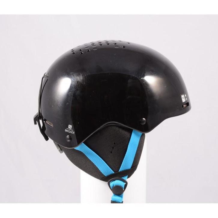 49 50 51 52 53 skihelm/snowboardhelm SALOMON BRIGADE, Black/, Sport en Fitness, Skiën en Langlaufen, Verzenden