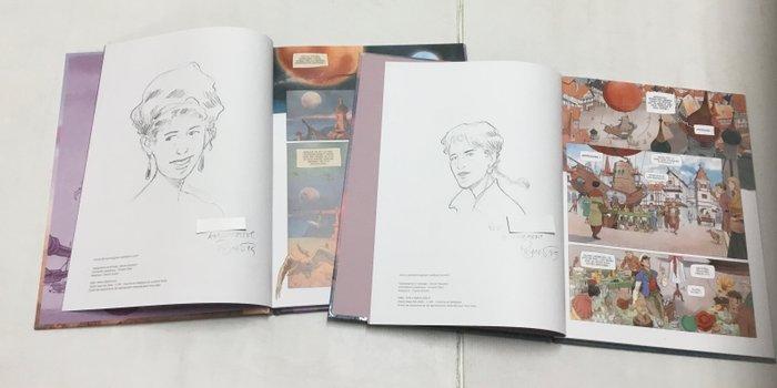 Sprague T1 + T2 + 2x dédicace - 2x C - 2 Album - Eerste druk, Boeken, Stripverhalen