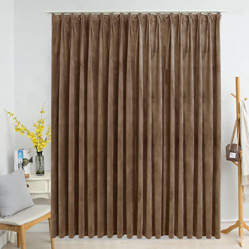 vidaXL Gordijn verduisterend met haken 290x245 cm fluweel, Huis en Inrichting, Stoffering | Gordijnen en Lamellen, Nieuw, Verzenden