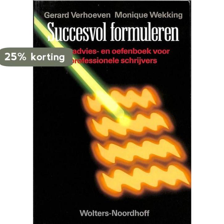 SUCCESVOL FORMUL. 9789001902636 VERHOEVEN, Boeken, Schoolboeken, Gelezen, Verzenden