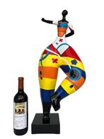 sculptuur, Pop art lady - 65 cm - glasvezel, Hars, Marmer