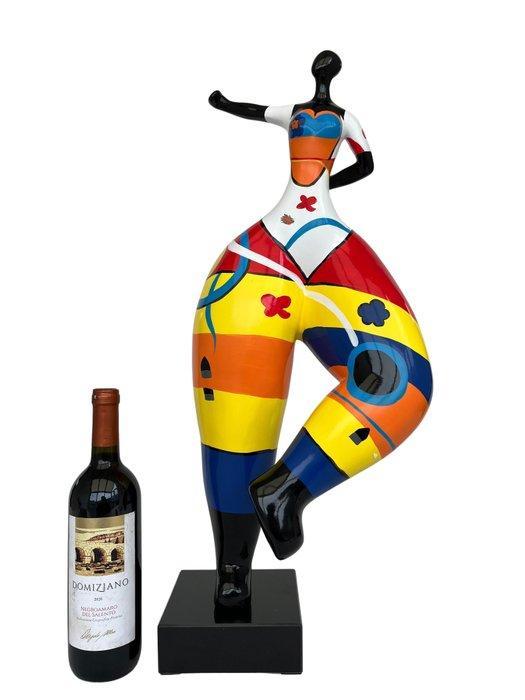 sculptuur, Pop art lady - 65 cm - glasvezel, Hars, Marmer, Antiek en Kunst, Curiosa en Brocante