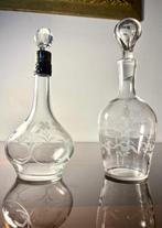 antique crystal production 19eme - Karaf (2) - Kristal, Antiek en Kunst