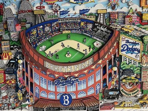 Charles Fazzino (1955) - Ebbets field of dreams, Antiek en Kunst, Antiek | Overige Antiek