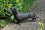 Sculpture, Lifesize Dachshund - 70 cm in length - 33 cm -