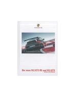 2010 PORSCHE 911 GT3 + RS HARDCOVER BROCHURE DUITS, Nieuw, Ophalen of Verzenden