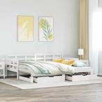 vidaXL Slaapbank met onderschuifbed/lades zonder matras, Verzenden, Nieuw