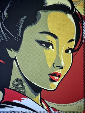 Yorokobi (XX-XXI) - The girl with the black tattoo (A) SOLD