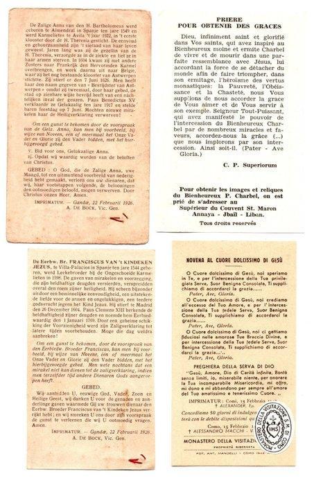 Relikwie (25) - Papier - 1950-1960 - Collectie 25 Heiligen, Antiek en Kunst, Antiek | Boeken en Manuscripten