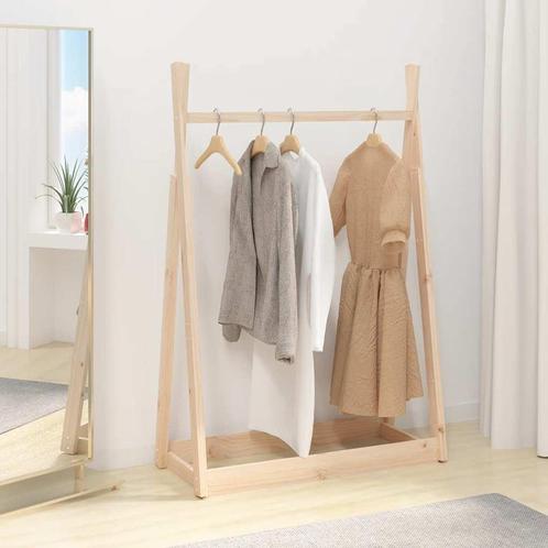 vidaXL Kledingrek 100x45x150 cm massief grenenhout, Huis en Inrichting, Woonaccessoires | Kapstokken, Nieuw, Verzenden