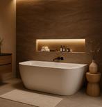 Ligbad Hanoi  170 x 80 x 58 cm Half Vrijstaand Bad wit, Verzenden, Nieuw