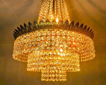 Lustre - Lustre Kristal MidCentury Swarovski - 75 cm - beschikbaar voor biedingen
