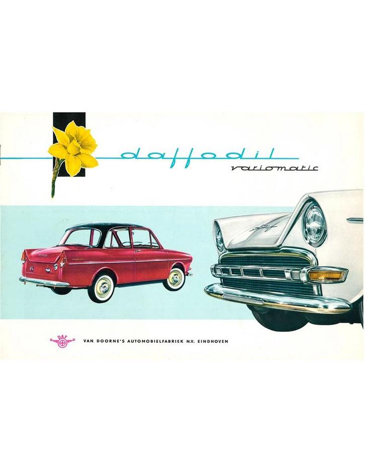 1962 DAF VARIOMATIC BROCHURE NEDERLANDS, Livres, Autos | Brochures & Magazines, Enlèvement ou Envoi