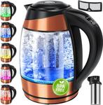 KESSER® Waterkoker - 1,8L - RVS - LED-verlichting - Koper, Verzenden, Nieuw