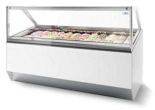CombiSteel schepijsvitrine Millenium 18x5L, Elektronische apparatuur, Vriezers en Diepvrieskisten, Ophalen of Verzenden