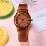 Transparant Candy Jelly Horloge Dames - Waterdicht Siliconen, Verzenden