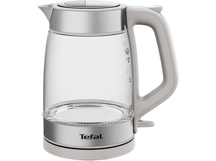 Tefal -  Glass Kettle Fair Grey - Waterkoker  - Grijs, Electroménager, Bouilloires, Envoi