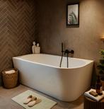 Ligbad Isia  170 x 80 x 58 cm Half Vrijstaand Bad wit rechts, Verzenden, Nieuw