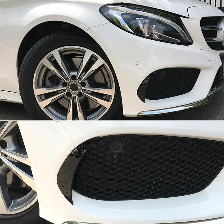 FRONT SPOILER FLAPS GESCHIKT VOOR MERCEDES W205 C-KLASSE PRE, Auto diversen, Auto-accessoires, Verzenden
