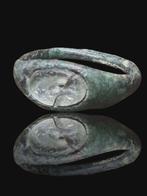 Romain antique Bronze, Sceau dintaille dAthéna éblouissant