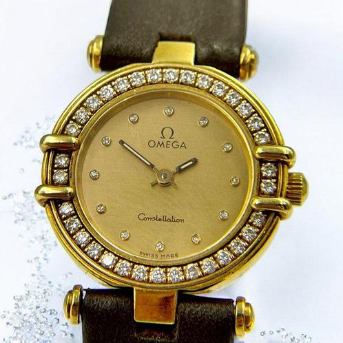 Omega - Constellation - 18K Gold - Diamonds - 1675.10.02 -, Handtassen en Accessoires, Horloges | Heren