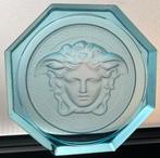 Rosenthal - Versace Rosenthal Medusa Blue Petrol glass, Antiek en Kunst