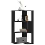 vidaXL Boekenkast 3-laags hoek 50x50x102 cm bewerkt hout, Huis en Inrichting, Kasten | Boekenkasten, Verzenden, Nieuw