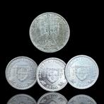 Portugal. 20 Escudos (Salazar Bridge) + 3 x 5 Escudos