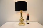 Tafellamp - Elegante klassieke tafellamp - Messing, Fluweel, Antiek en Kunst