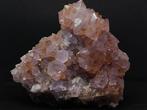Amethyste met hematietnaalden Kristallen op matrix - Hoogte:, Verzamelen, Mineralen en Fossielen
