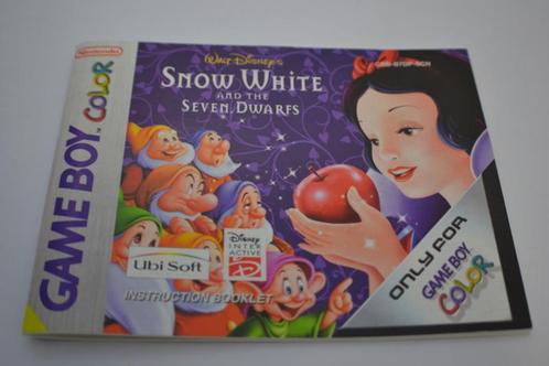 Disneys Snow White and the Seven Dwarfs (GBC SCN MANUAL), Consoles de jeu & Jeux vidéo, Consoles de jeu | Nintendo Portables | Accessoires