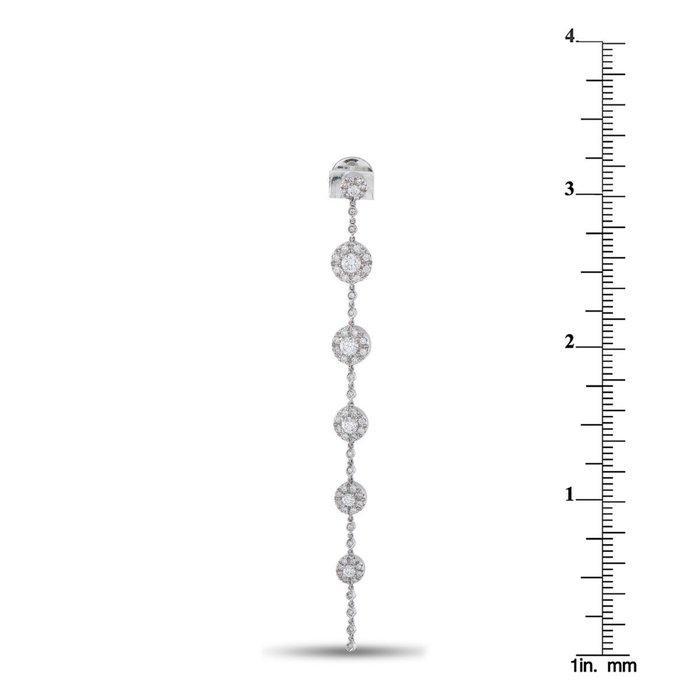 Other brand - Oorbellen - 18 karaat Rabat 18K witgoud 2,40, Bijoux, Sacs & Beauté, Boucles d'oreilles