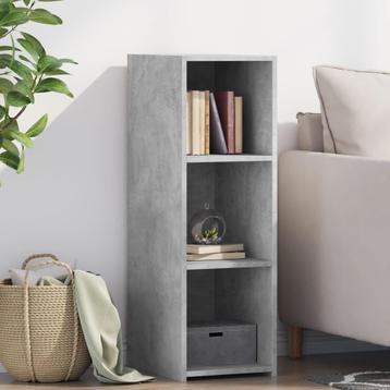 vidaXL Dressoir 30x41x93 cm bewerkt hout betongrijs, Huis en Inrichting, Kasten | Dressoirs, Verzenden, Nieuw
