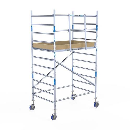 Basic rolsteiger 135 x 4,2m WH met voorloopleuning, Doe-het-zelf en Bouw, Steigers, Verzenden