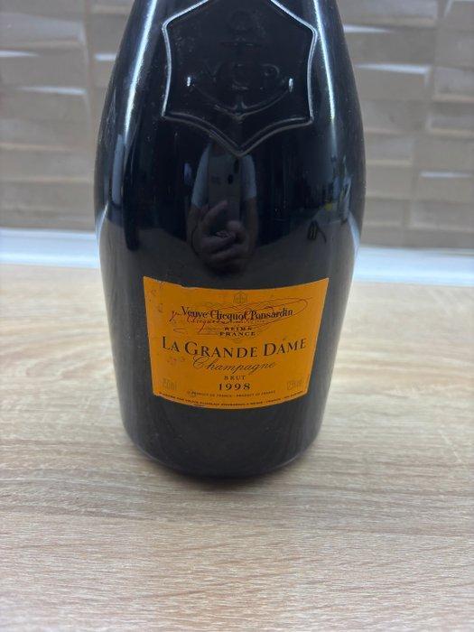 1998 Veuve Clicquot, La Grande Dame Brut - Reims - 1 Flessen, Verzamelen, Wijnen