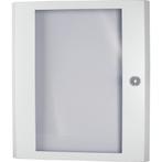 Porte Eaton blanche avec fenêtre transparente et bouton -, Verzenden